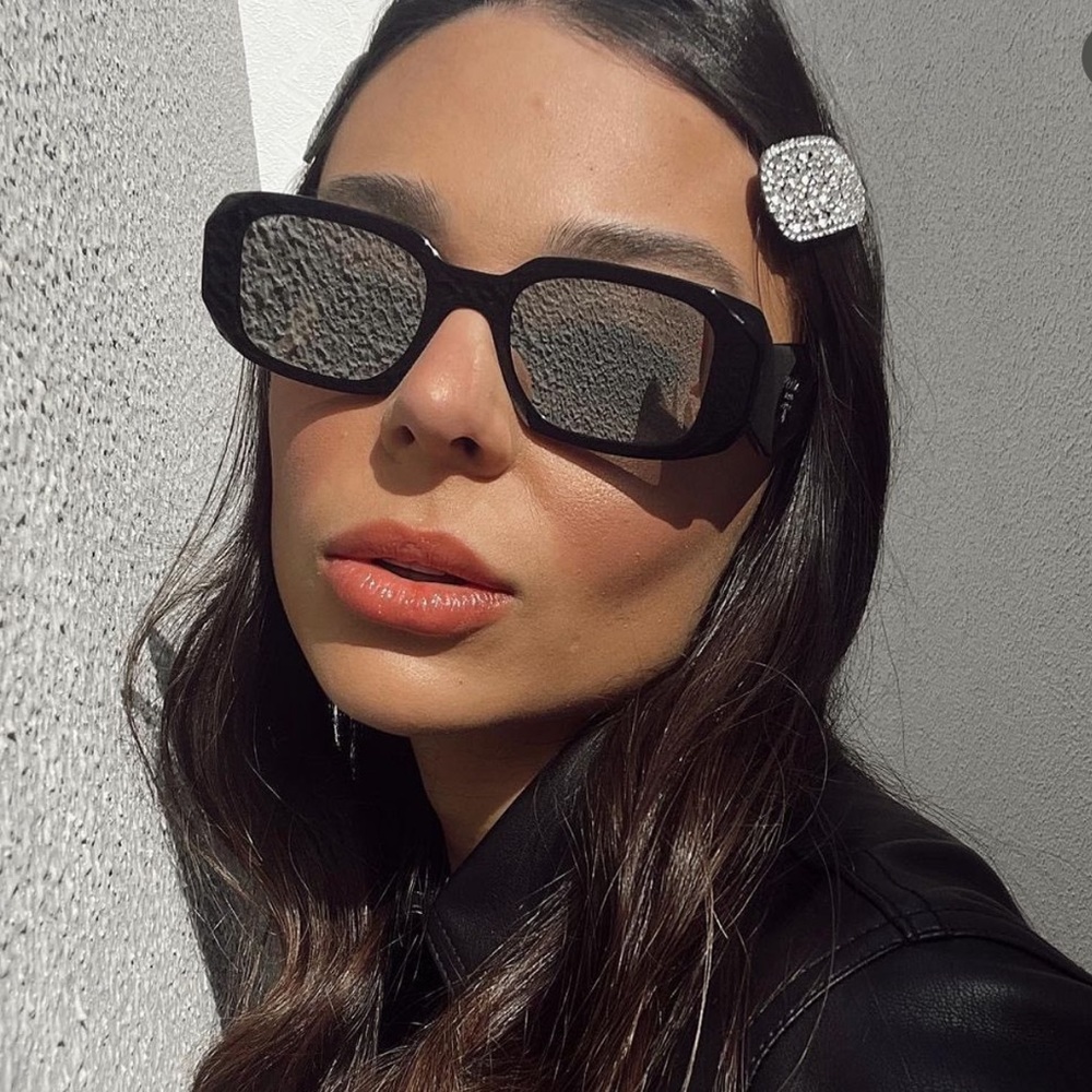 NEW PRADA PR17WS 1AB2B0 SUNGLASSES PRADA SPR 17W EYEWEAR PR 17WS PRADA SYMBOLE